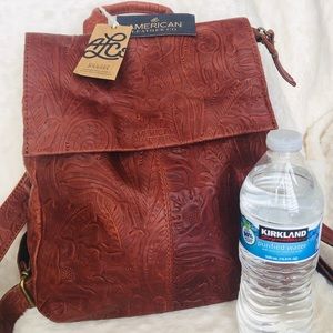 NEW Liberty Tooled Leather Backpack